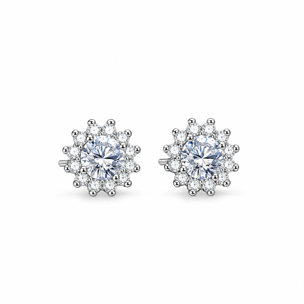 Nuba Sunflower Moissanite Jewellery Set