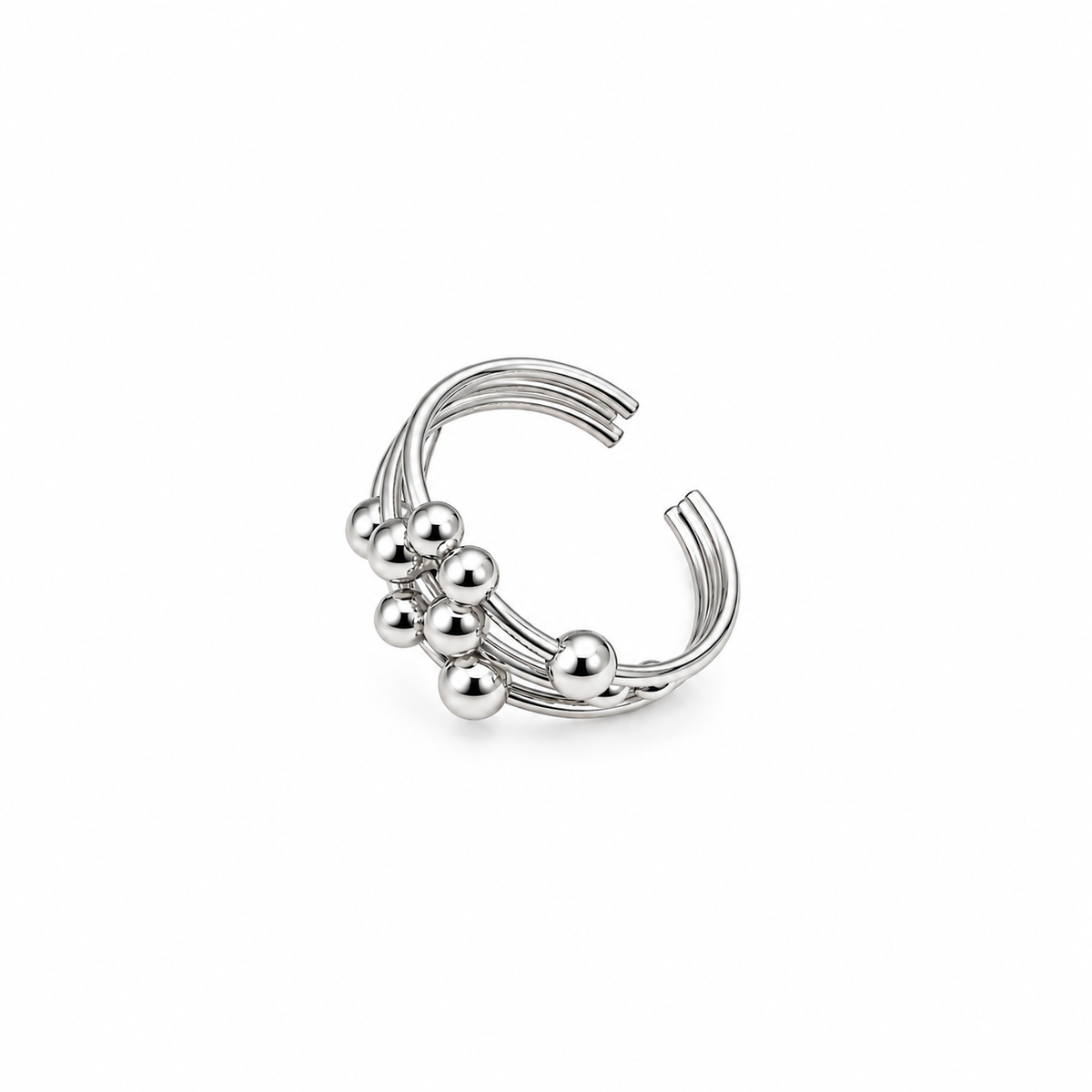Nuba Double-Layer Geometric Ring