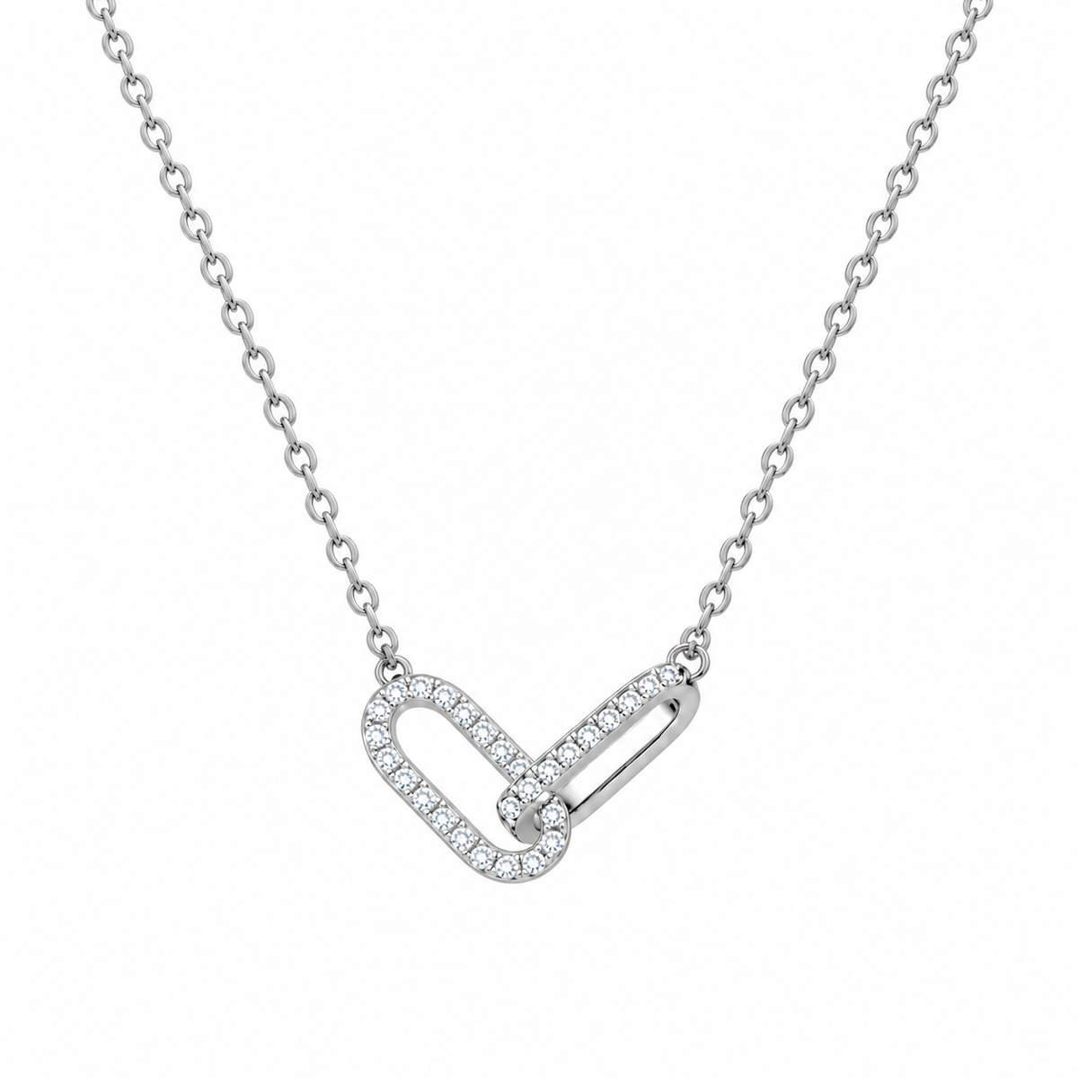 Nuba Double Oval Interlocking Necklace