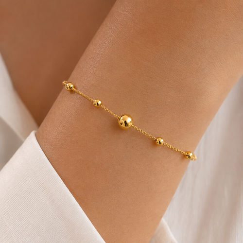 Nuba 18K Gold Cat's Eye Bracelet