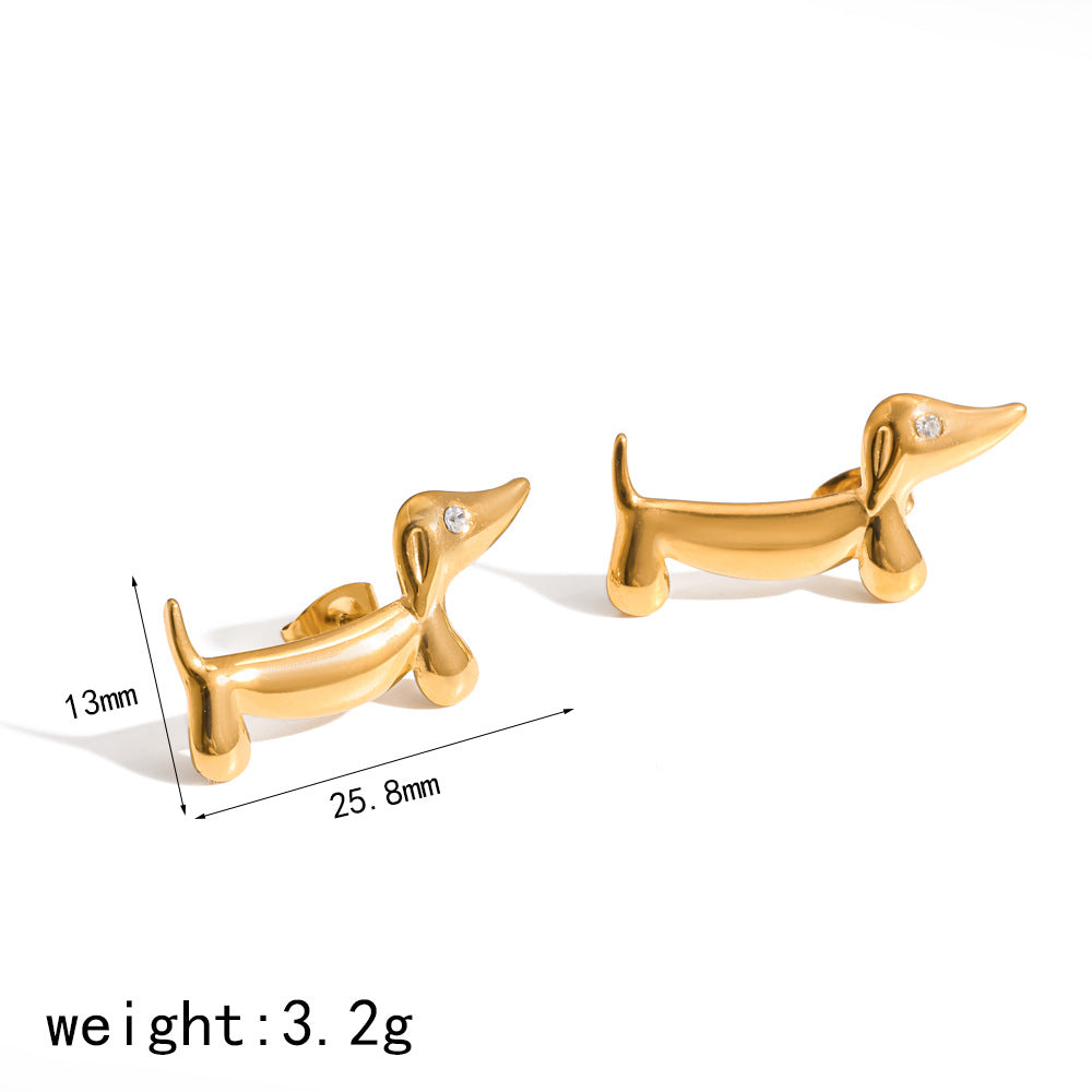 Nuba Dachshund Jewellery Set