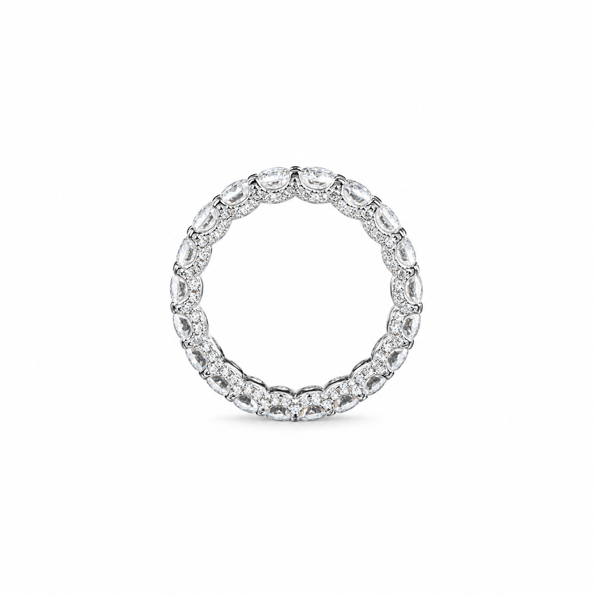 Nuba Moissanite Cuban Band Ring