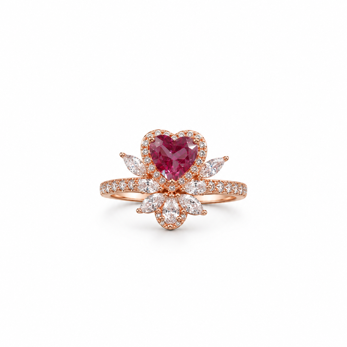 Nuba Lab-Grown Alexandrite Ring