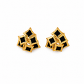 Nuba Geometric Enamel Earrings