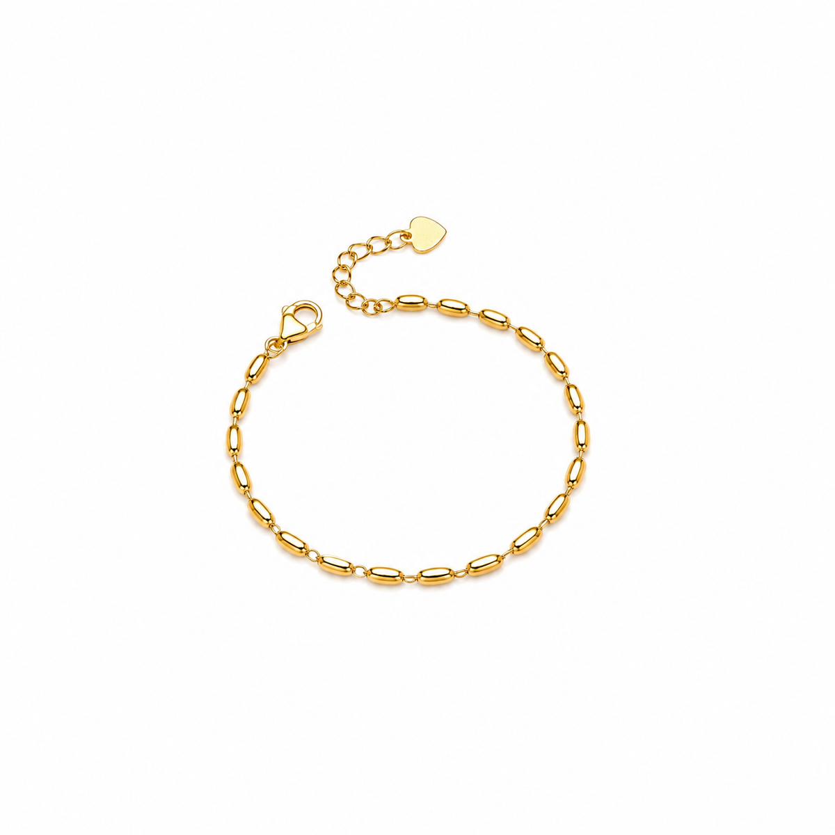 Nuba Rice & Olive Bead Bracelet