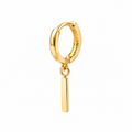 Nuba Star Drop Hoop Earrings