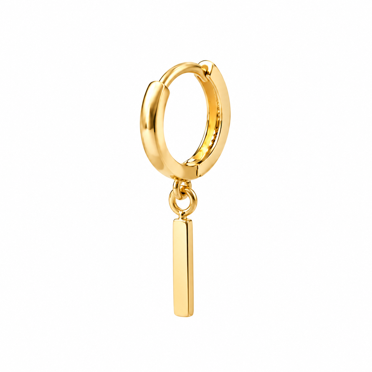 Nuba Star Drop Hoop Earrings