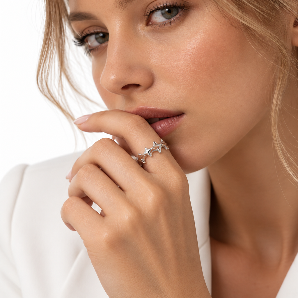 Nuba Starlight Halo Ring
