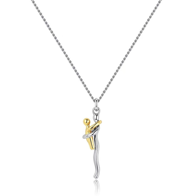 Nuba Amara Embrace Pendant Necklace