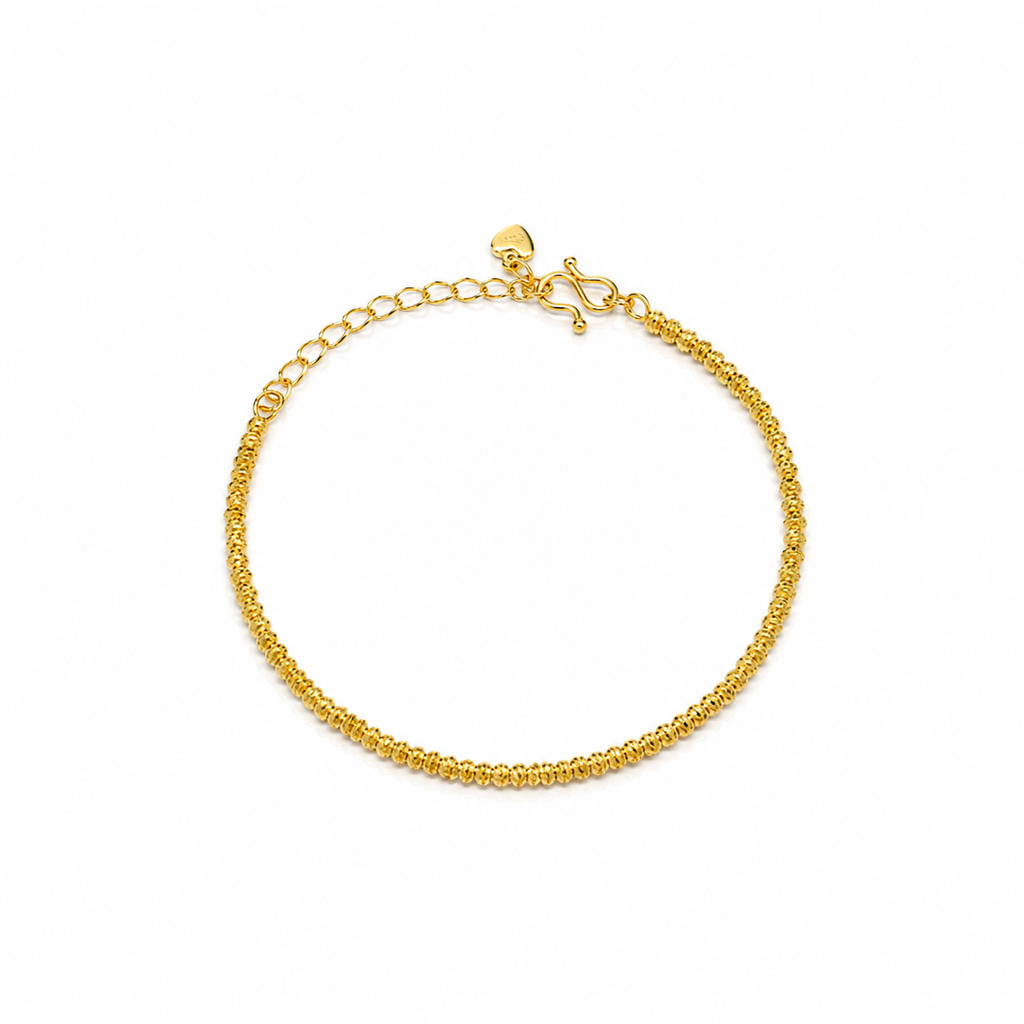 Nuba 18K Gold Bead Bracelet