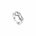 Nuba Irregular Rhinestone Open Ring