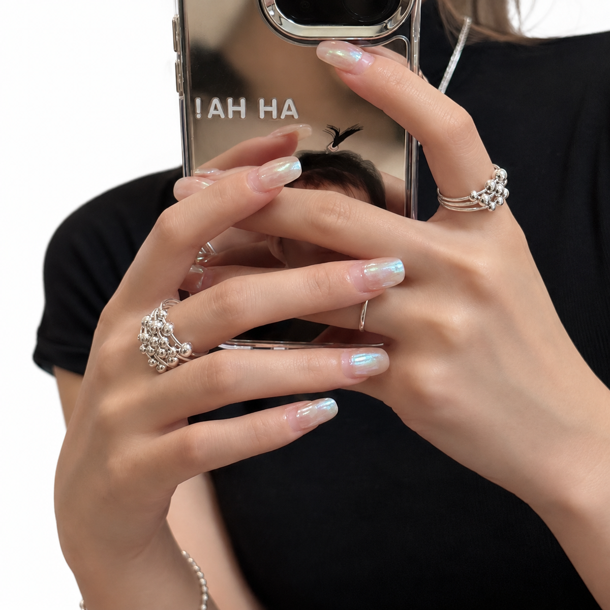 Nuba Double-Layer Geometric Ring