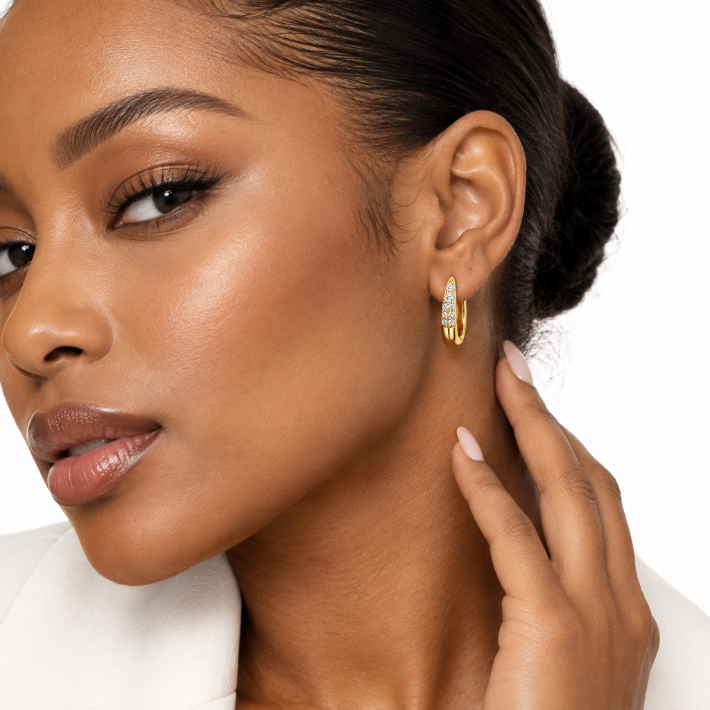 Nuba U-Hoop Earrings