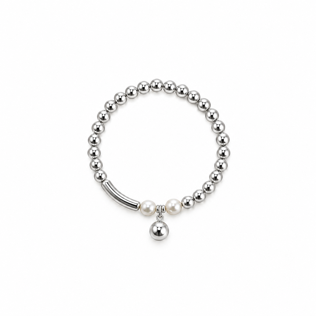 Nuba Pearl Bead Bracelet