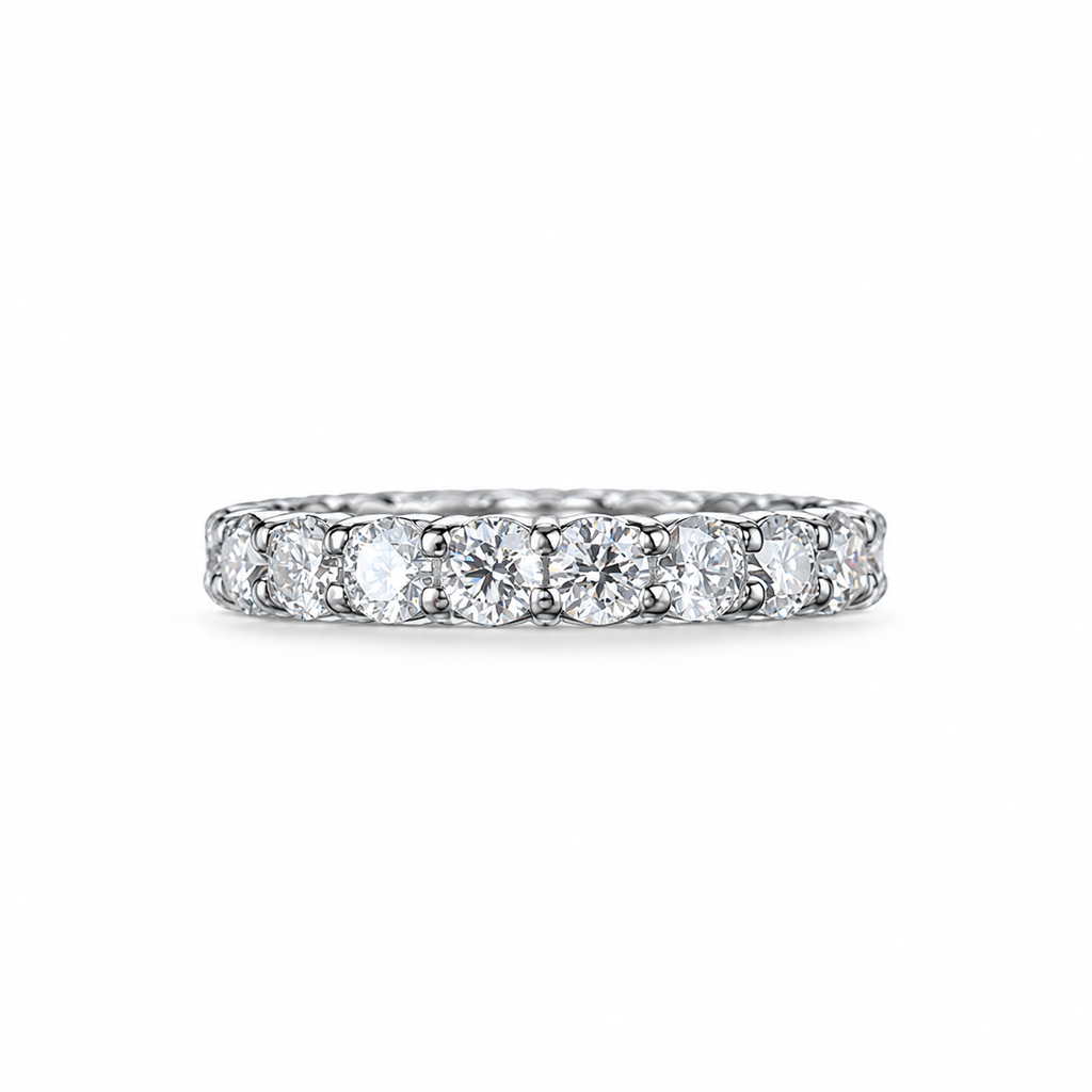 Nuba Moissanite Cuban Band Ring
