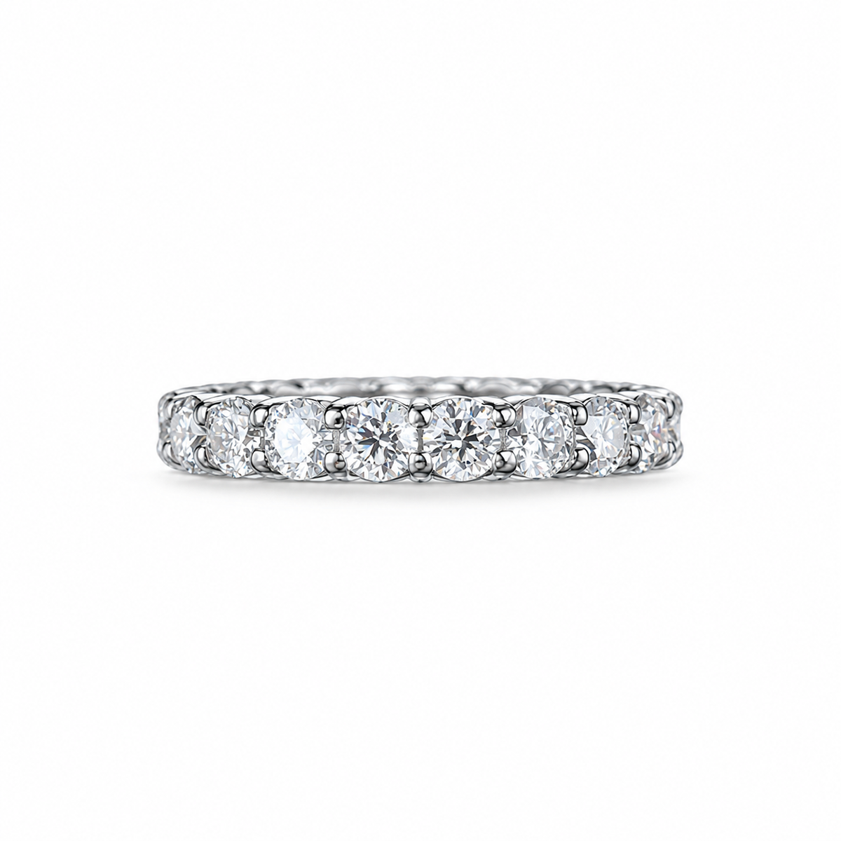 Nuba Moissanite Cuban Band Ring