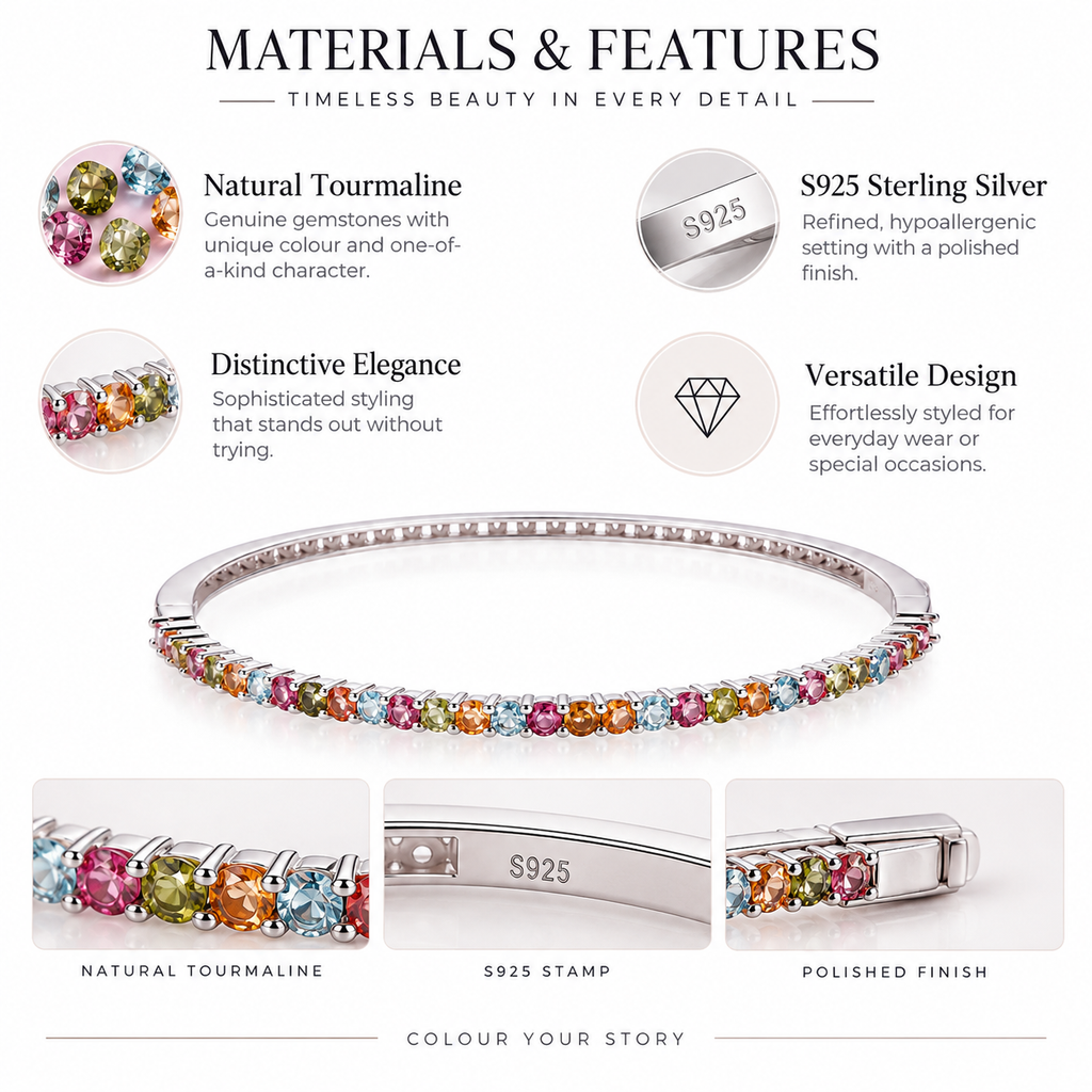 Nuba Natural Tourmaline Bracelet