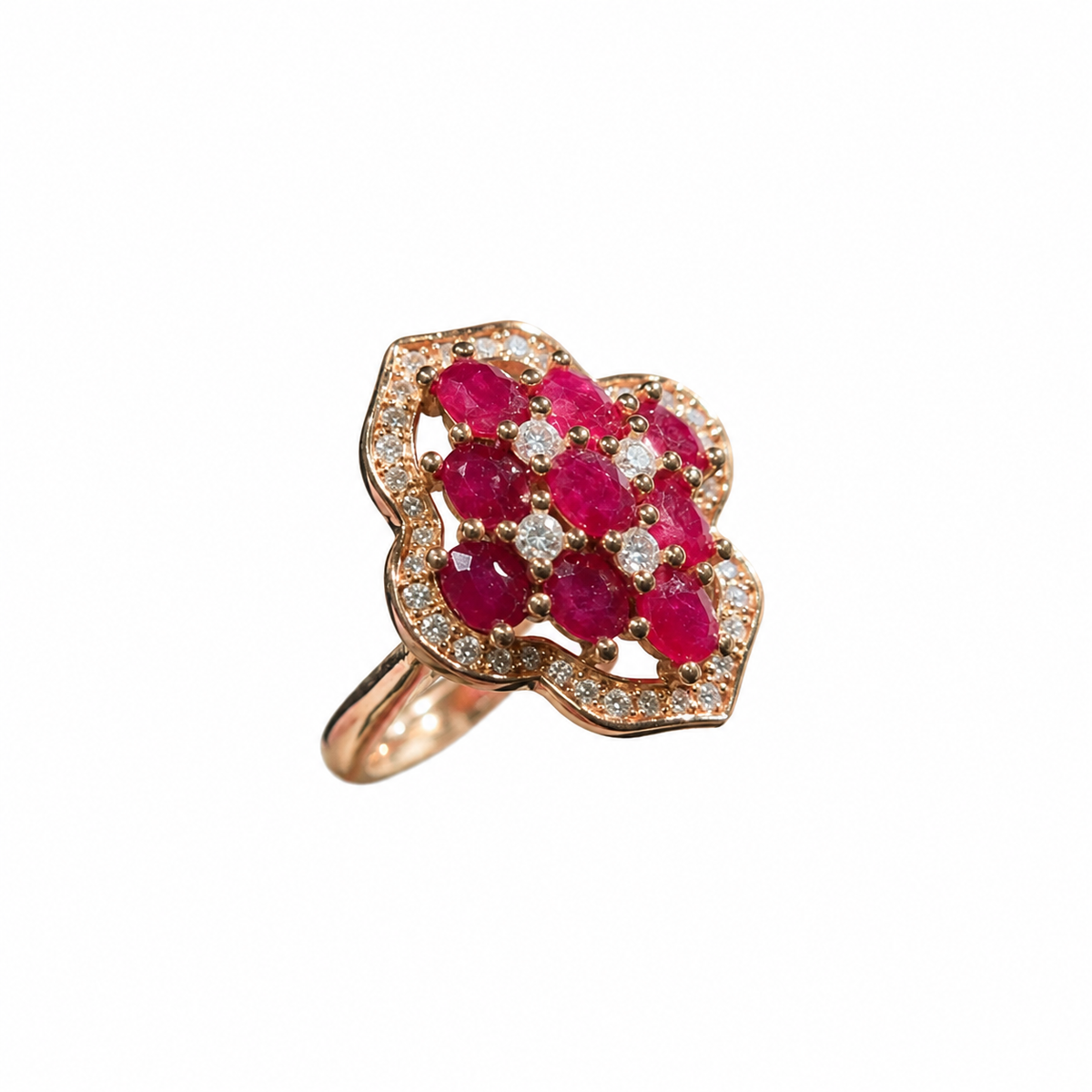Nuba Ruby Bloom Signature Ring