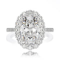 Nuba Oval Moissanite Signature Ring