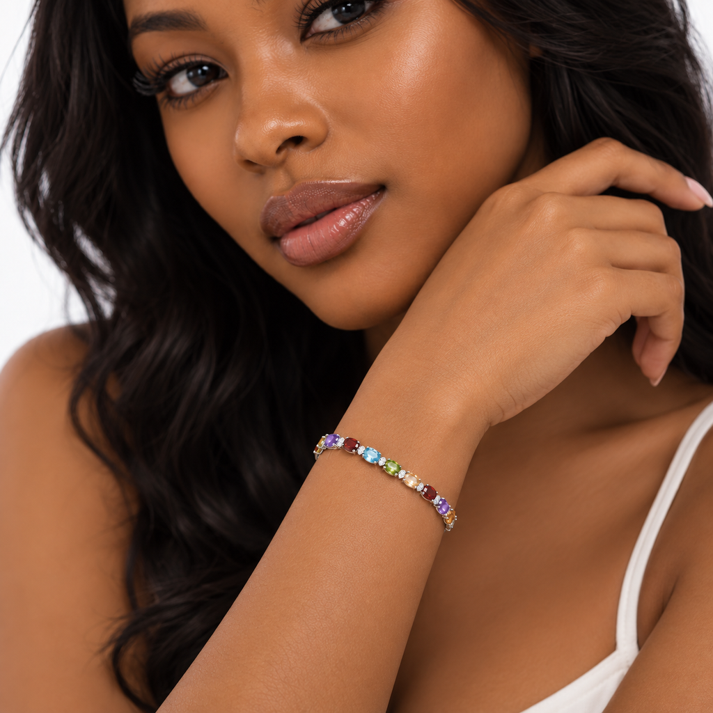 Nuba Natural Gemstone Bracelet