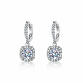 Nuba Classic Moissanite Drop Earrings