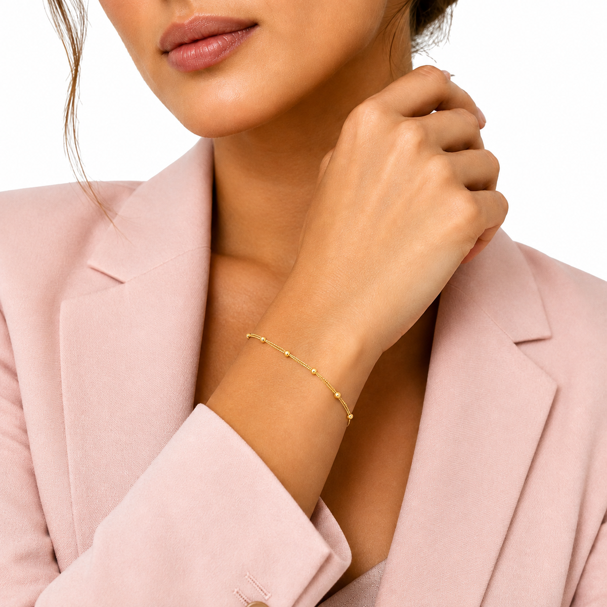 Nuba Gold Star Bracelet