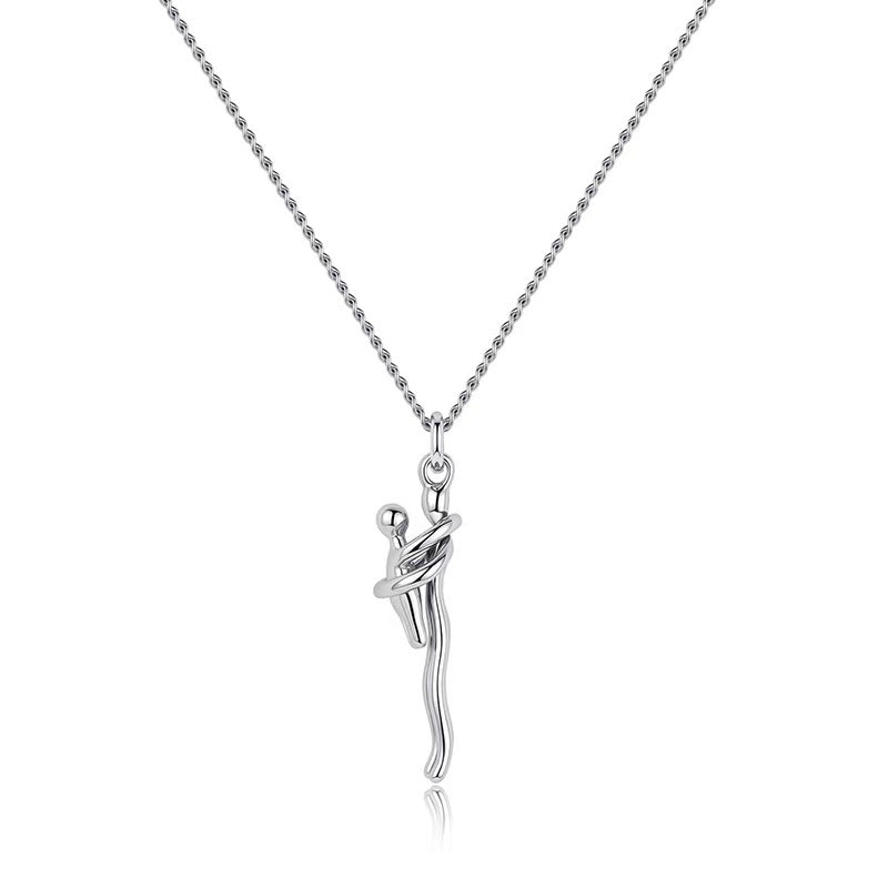 Nuba Amara Embrace Pendant Necklace