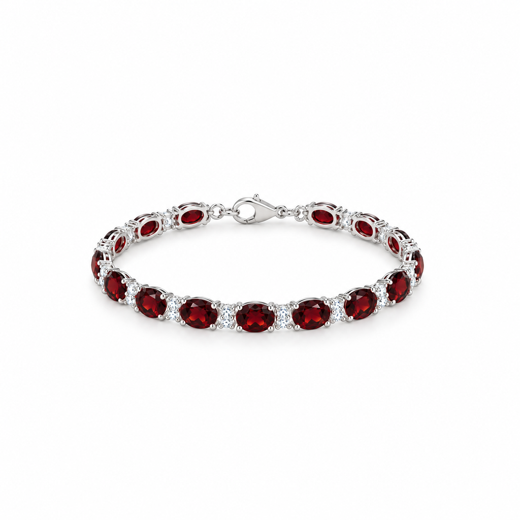 Nuba Natural Ruby Gemstone Bracelet