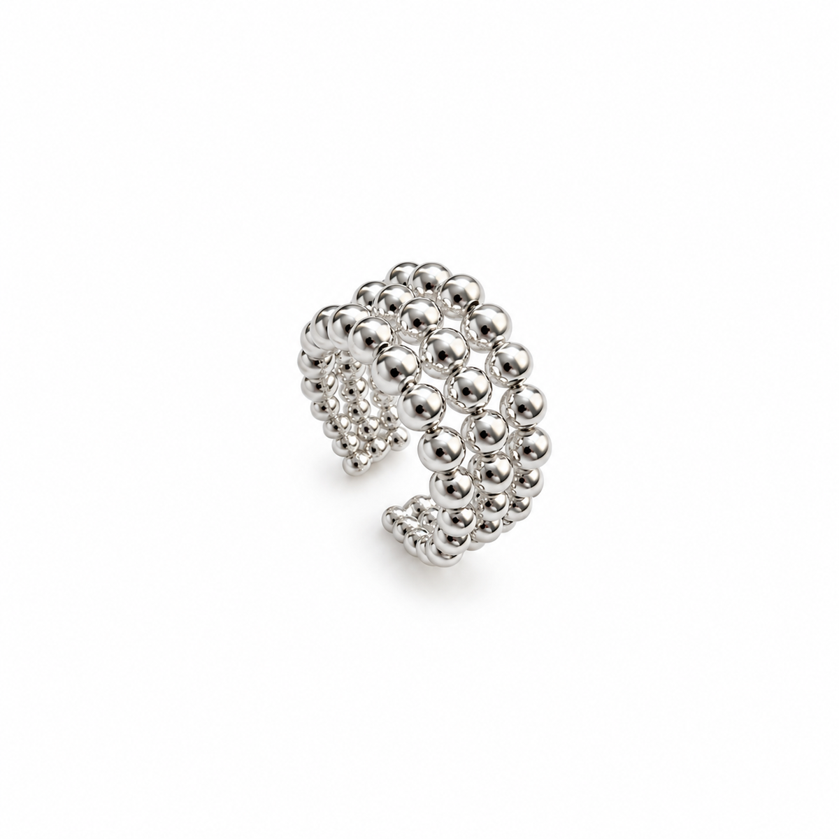 Nuba Gradient Bead Open Ring