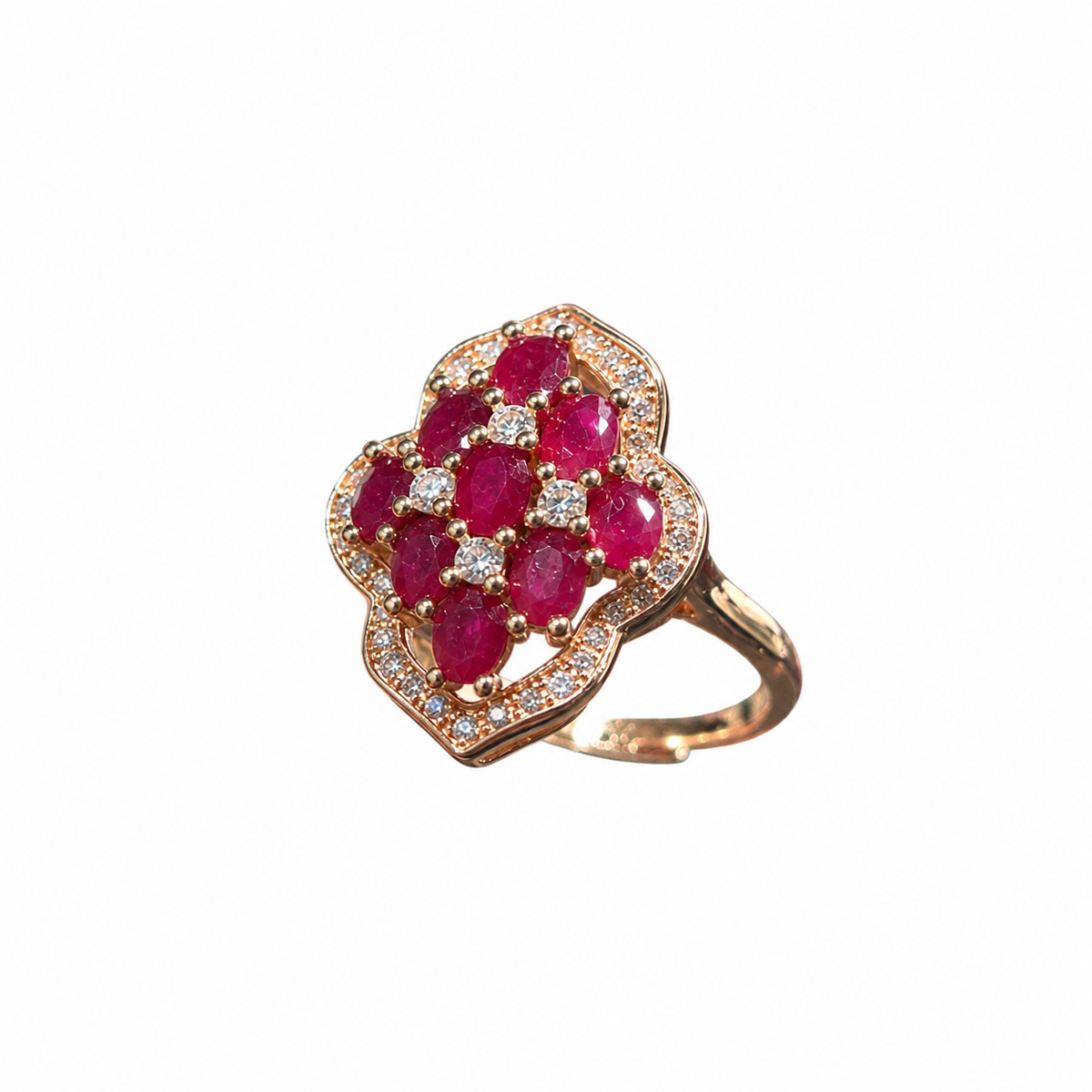Nuba Ruby Bloom Signature Ring