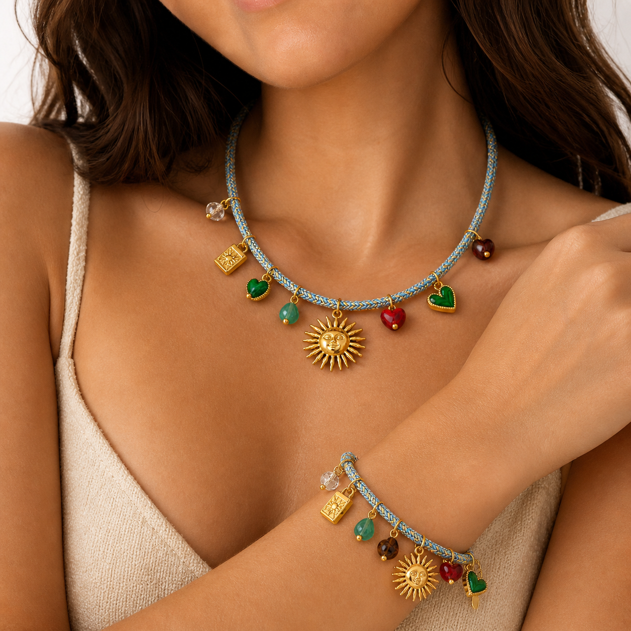 NUBA JOYA BRACELET & NECKLACE