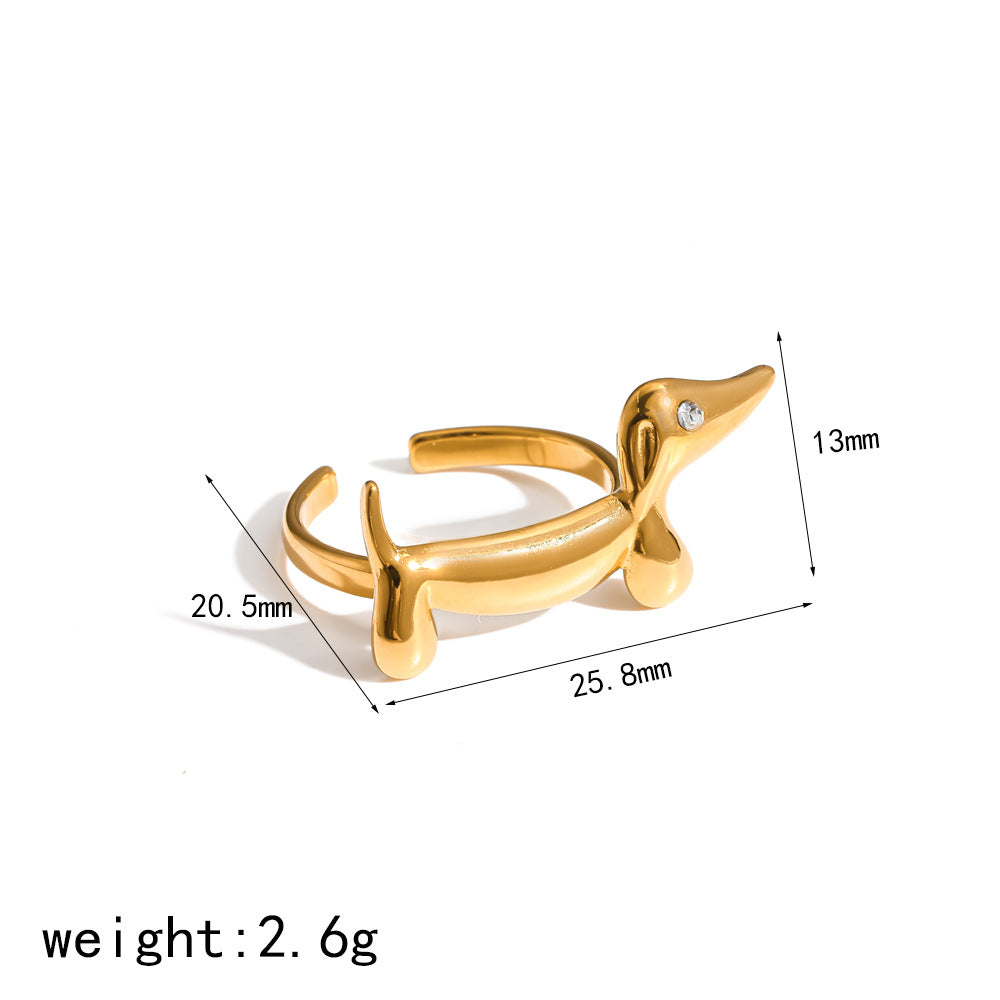 Nuba Dachshund Jewellery Set