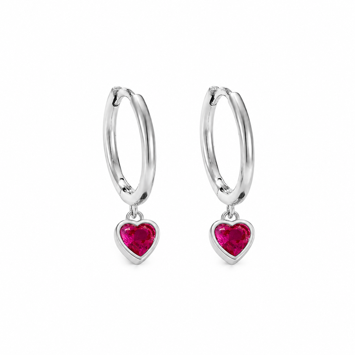 Nuba Heart Zircon Earrings