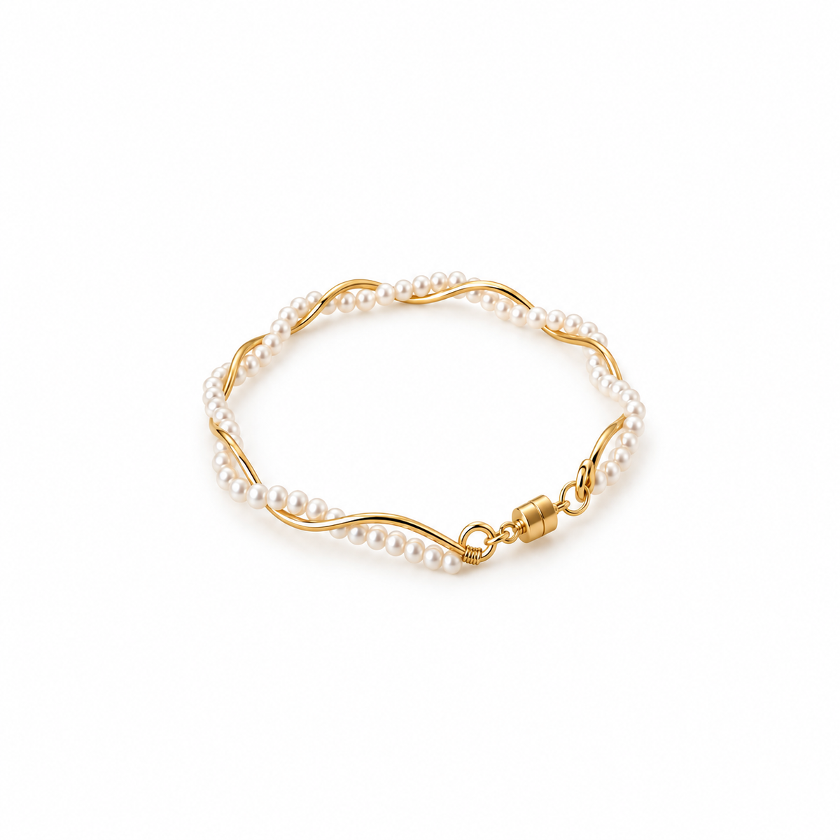 Nuba Aurelia Pearl Wrap Bracelet