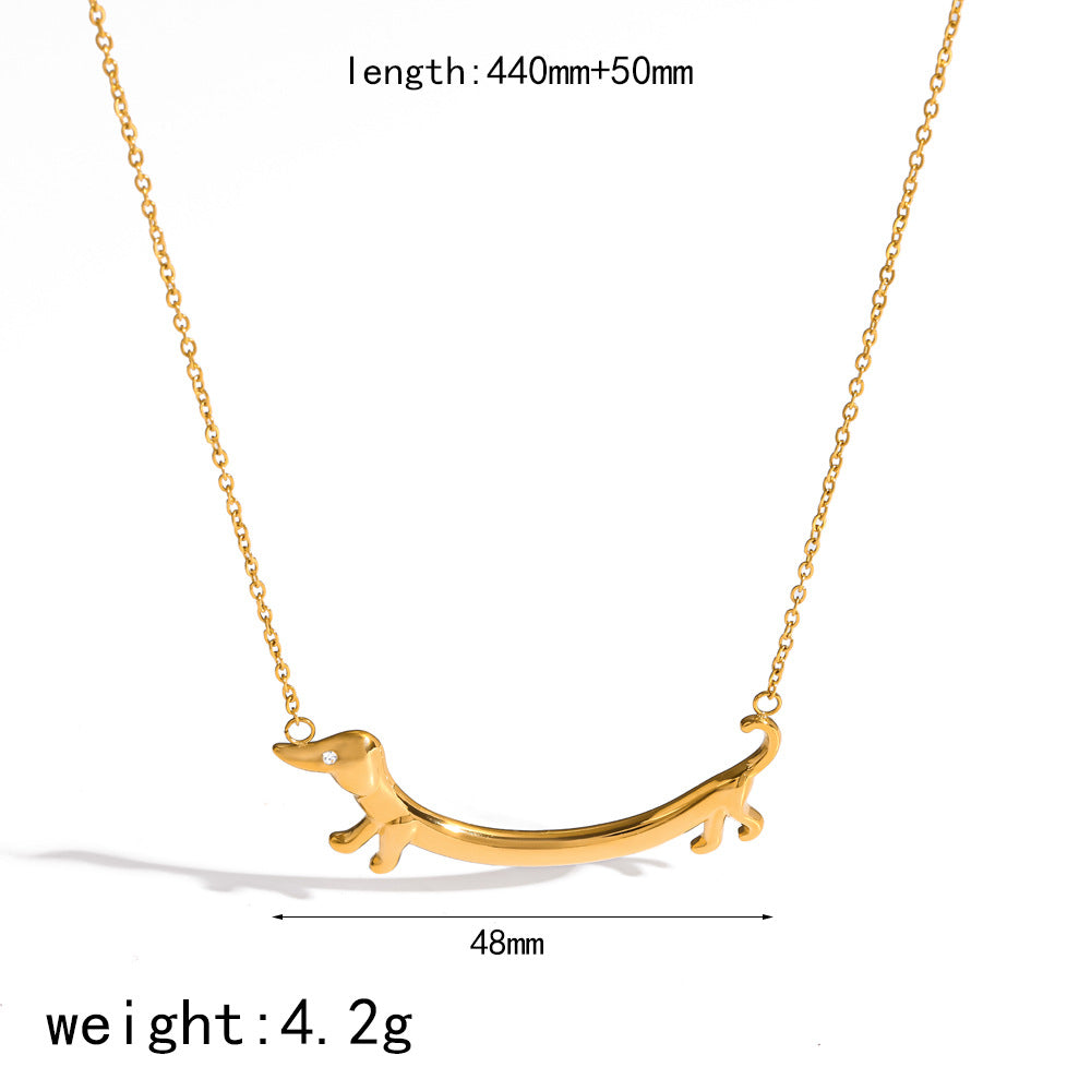 Nuba Dachshund Jewellery Set