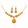 Nuba Gold Floral Jewelry Set