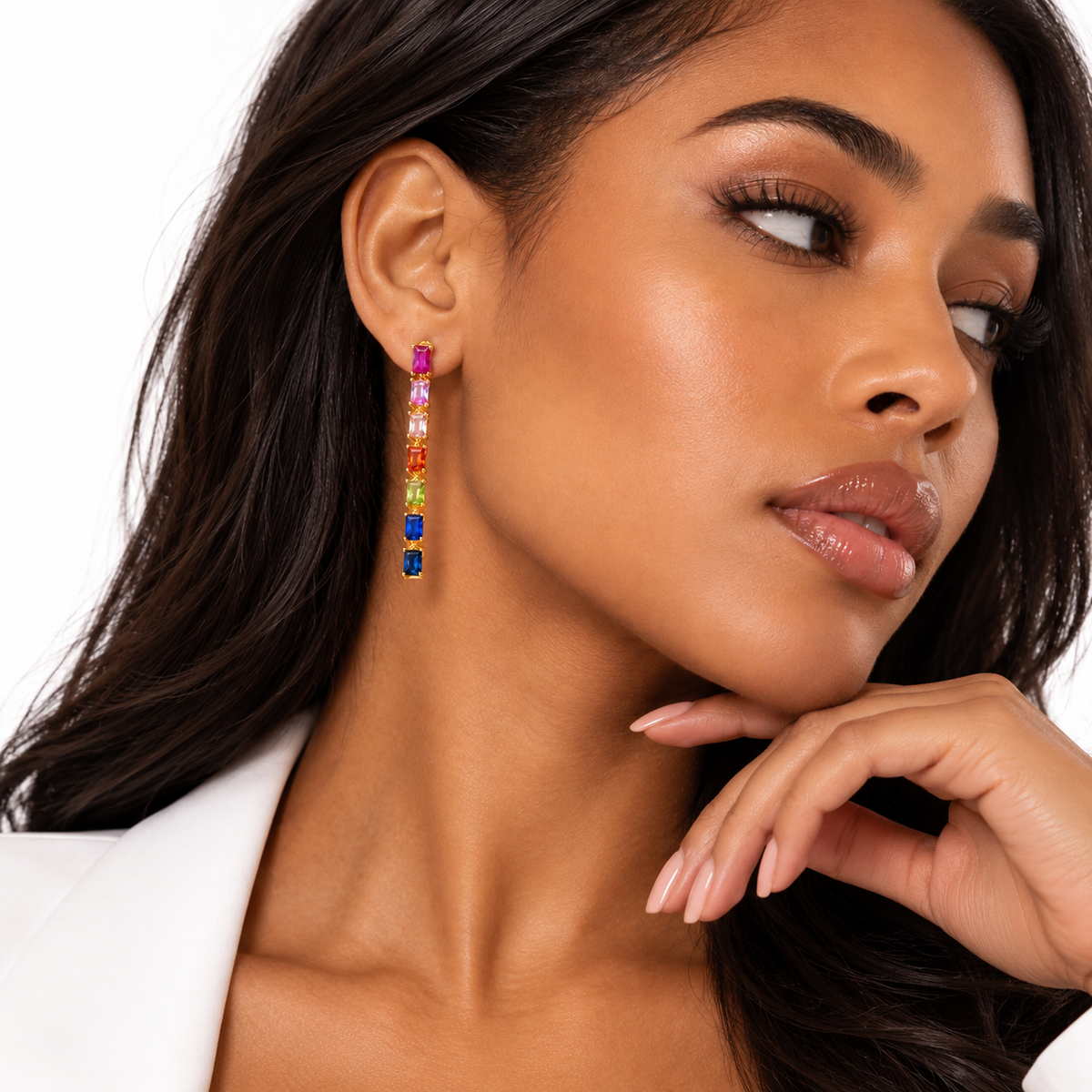 Nuba Rainbow Drop Earrings