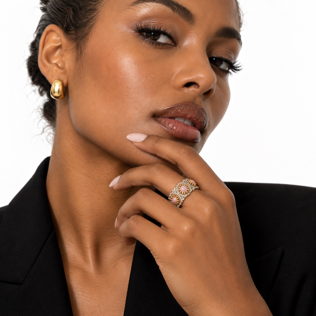 Nuba Daisy Bloom Open Ring