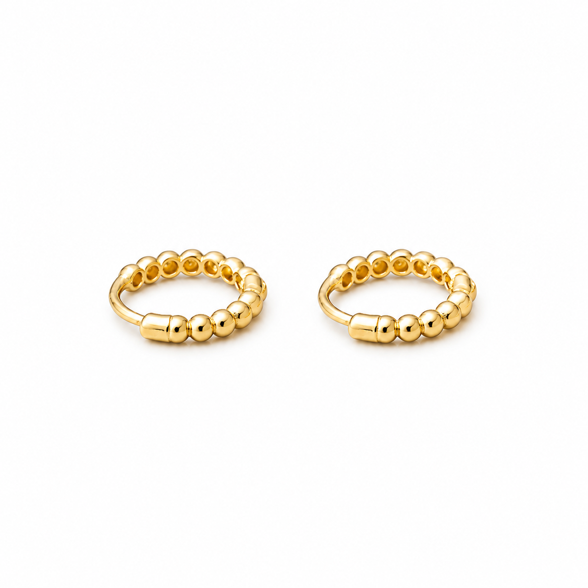 Nuba 10K Gold Hoop Earrings