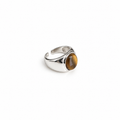 Nuba Tiger Eye Silver Ring
