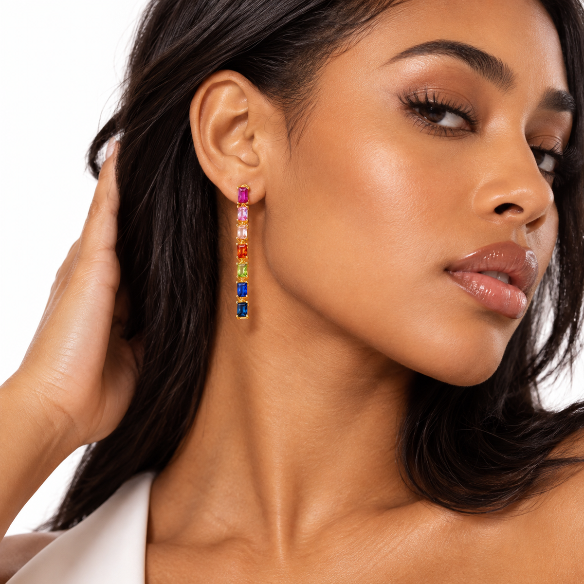 Nuba Rainbow Drop Earrings