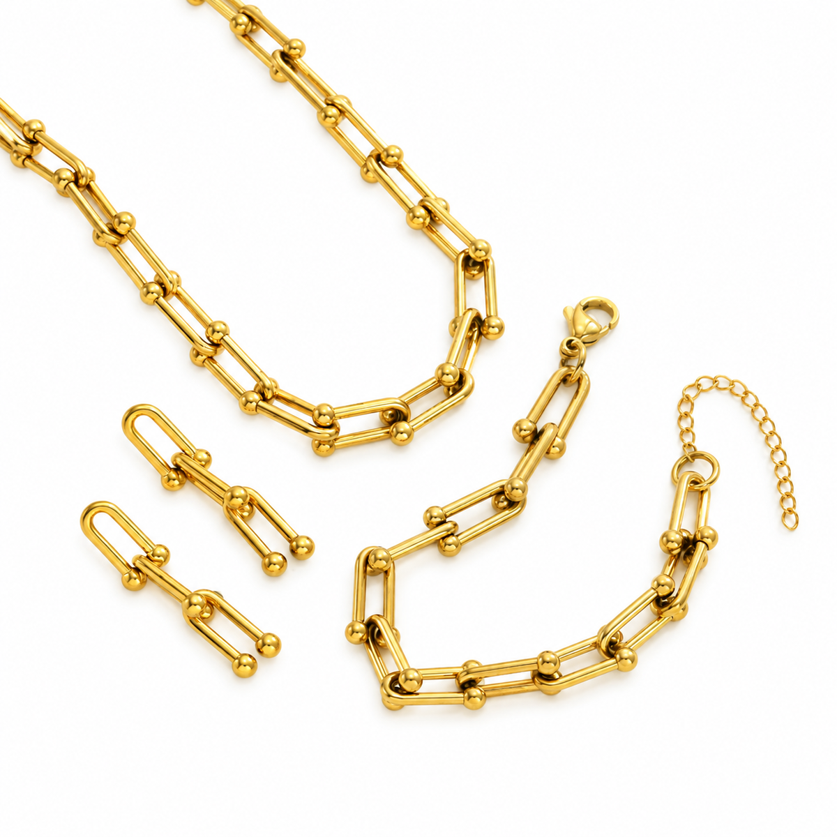 Nuba Horseshoe Jewellery Set