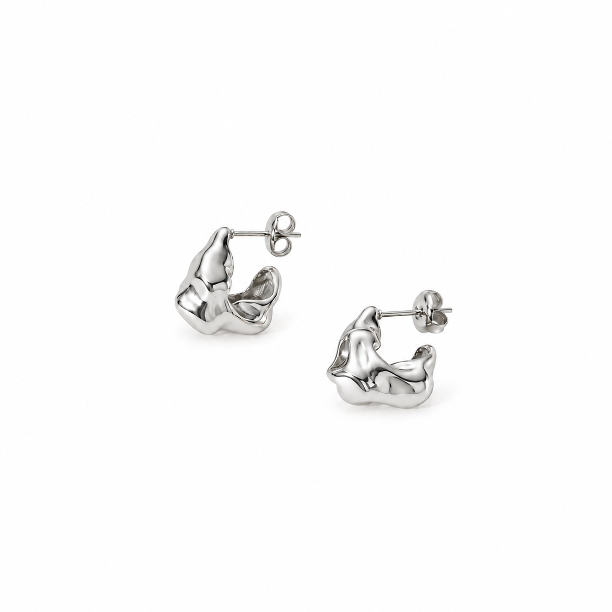 Nuba Geometric Gold Earrings