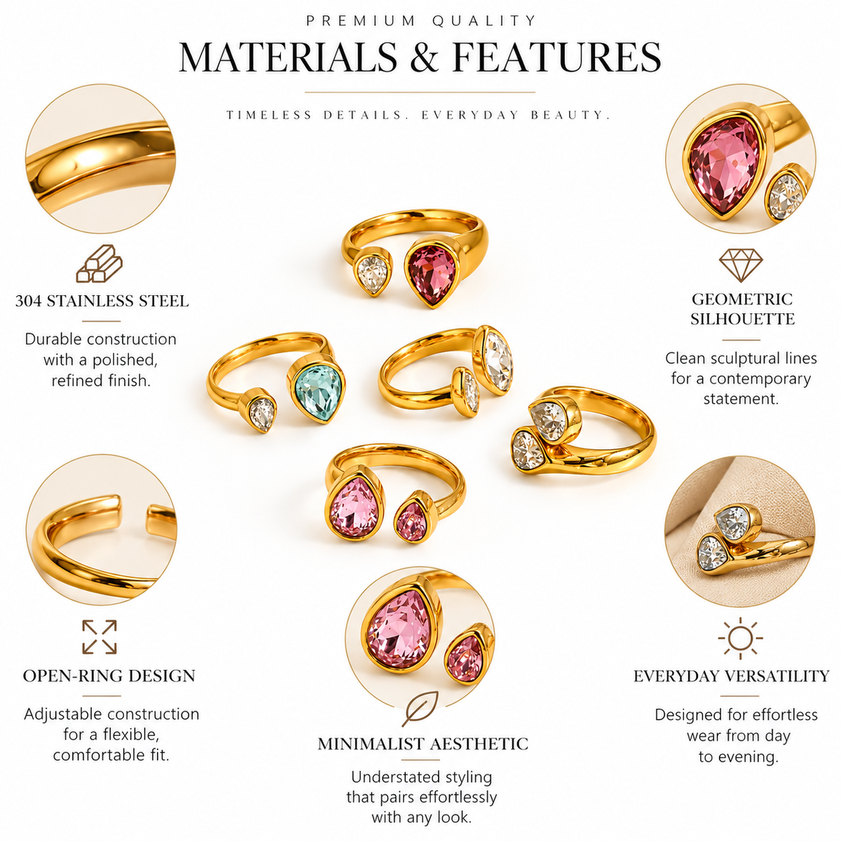 Nuba Geometric Open Ring