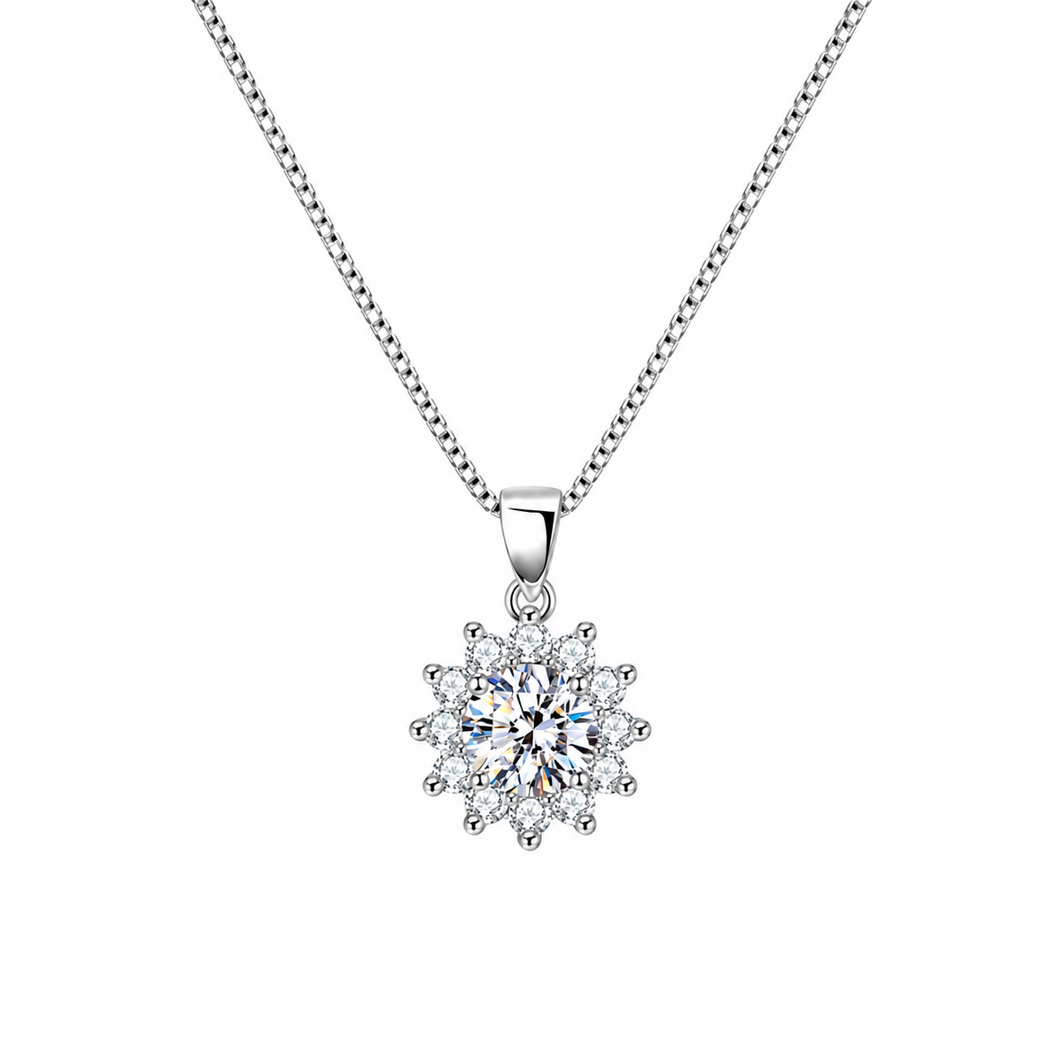 Nuba Sunflower Moissanite Jewellery Set